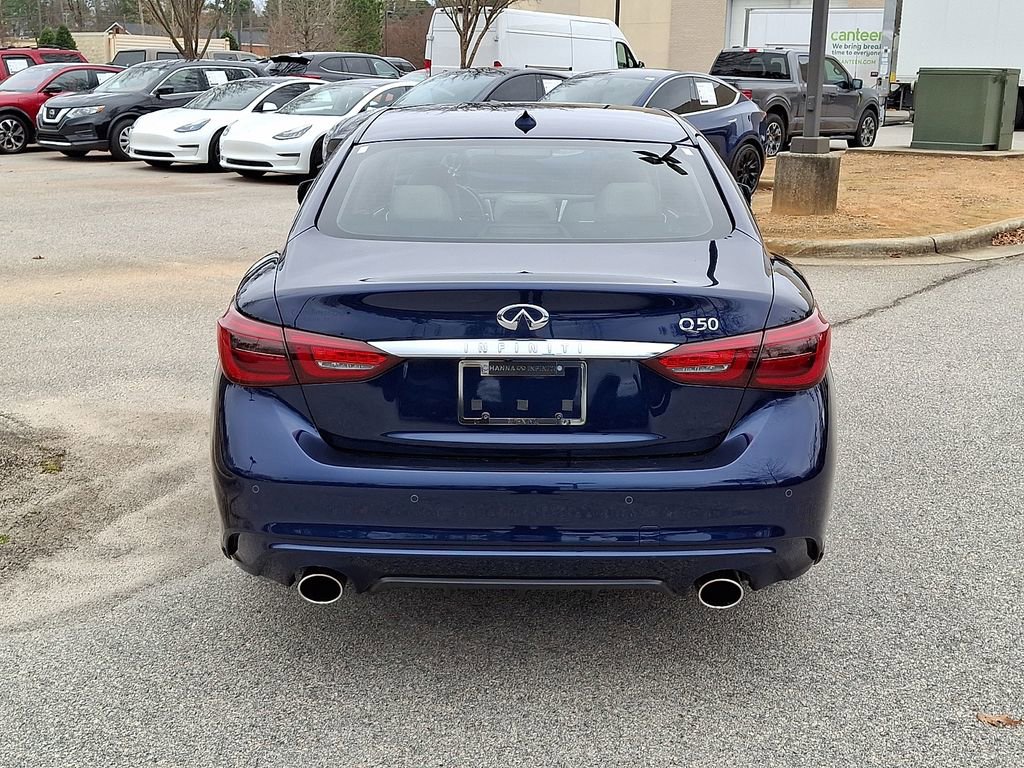 Used 2022 INFINITI Q50 Luxe w/ Cargo Package image 4