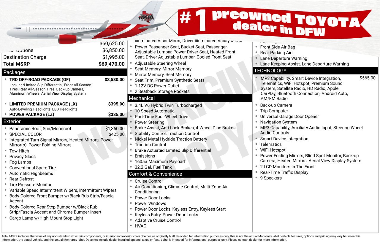 Used 2024 Toyota Tundra Limited w/ TRD Off-Road Package
