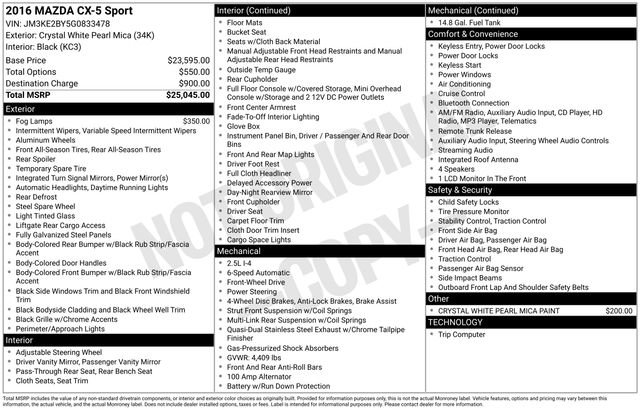 Used 2016 MAZDA CX-5 Sport image 42