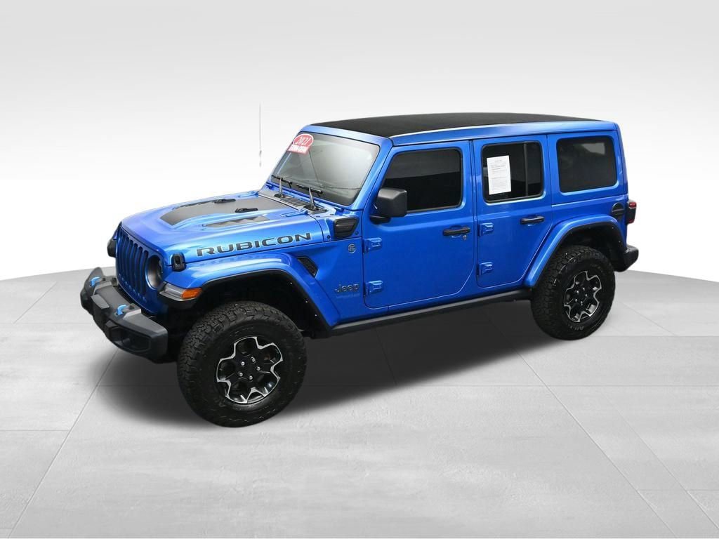 Used 2021 Jeep Wrangler Unlimited Rubicon 4xe w/ Cold Weather Group AWD/4WD image 36