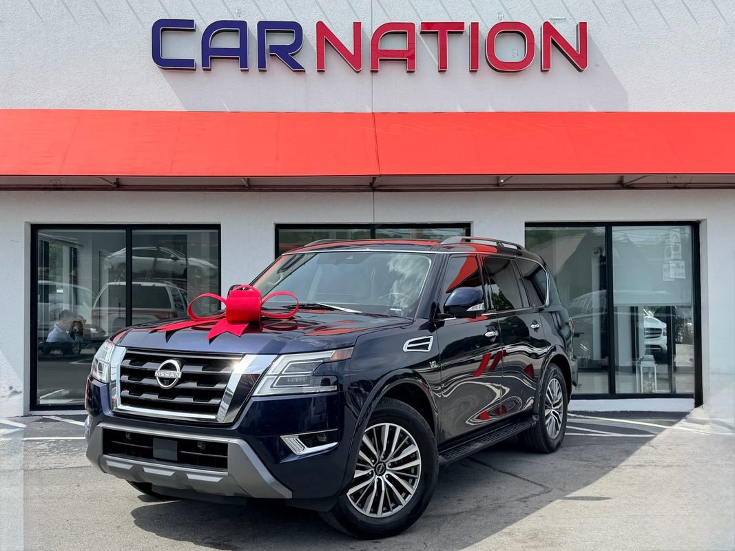 Used 2021 Nissan Armada SL w/ Captain's Chairs Package RWD image 2