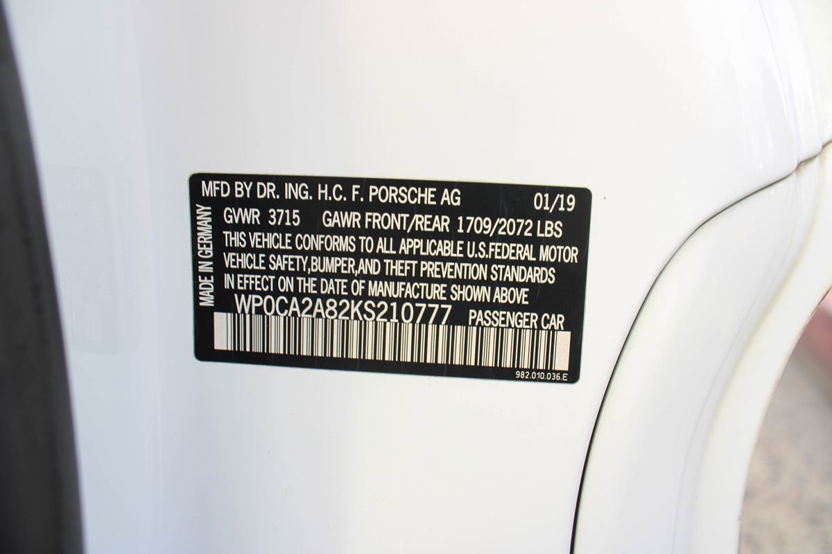 Used 2019 Porsche 718 Boxster RWD image 44