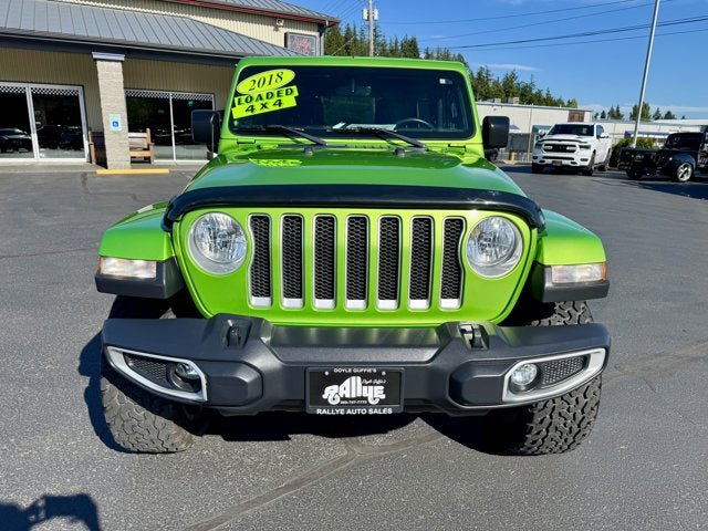Used 2018 Jeep Wrangler Unlimited Sahara w/ Uconnect 4C Nav & Sound Group AWD/4WD image 2