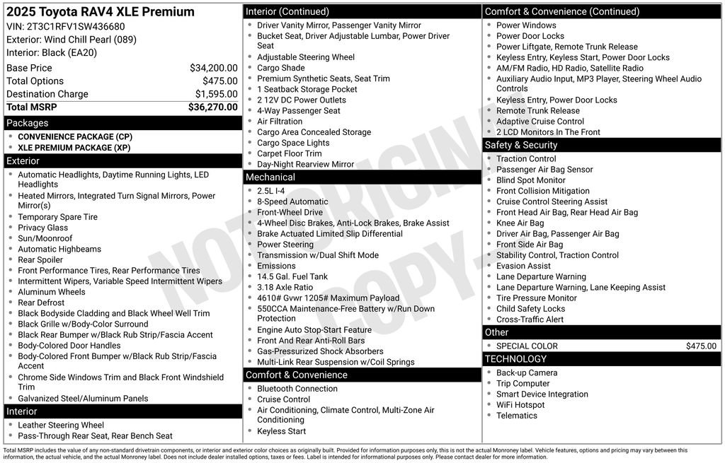 Used 2025 Toyota RAV4 XLE Premium image 5
