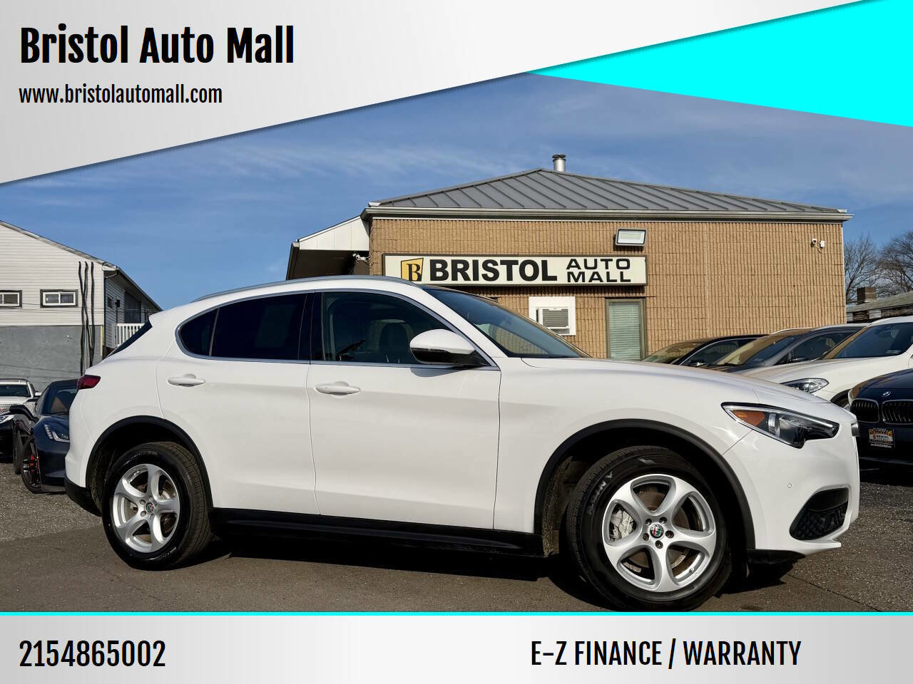 Used 2020 Alfa Romeo Stelvio Sport w/ Cold Weather Package AWD/4WD image 1