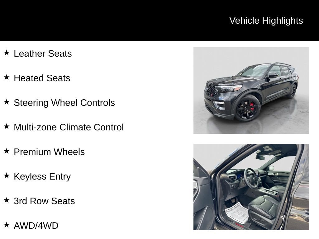 Certified 2020 Ford Explorer ST w/ ST Street Pack AWD/4WD image 11