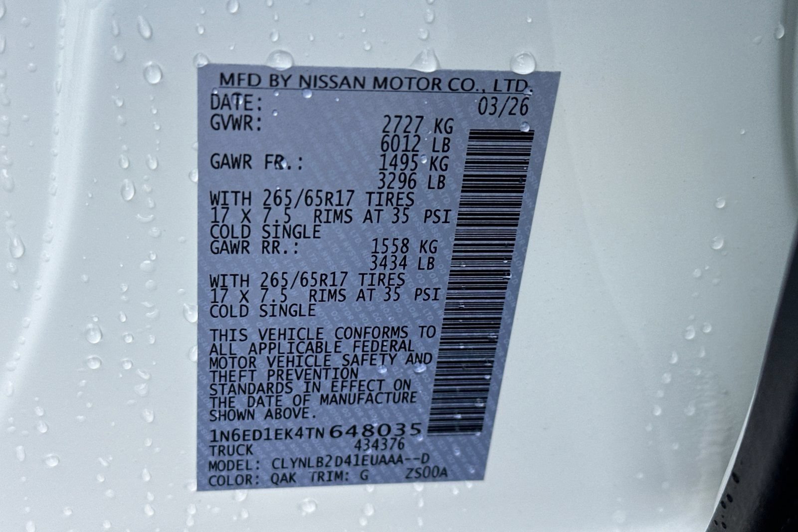 New 2026 Nissan Frontier SV w/ All-Weather Content Package AWD/4WD image 34