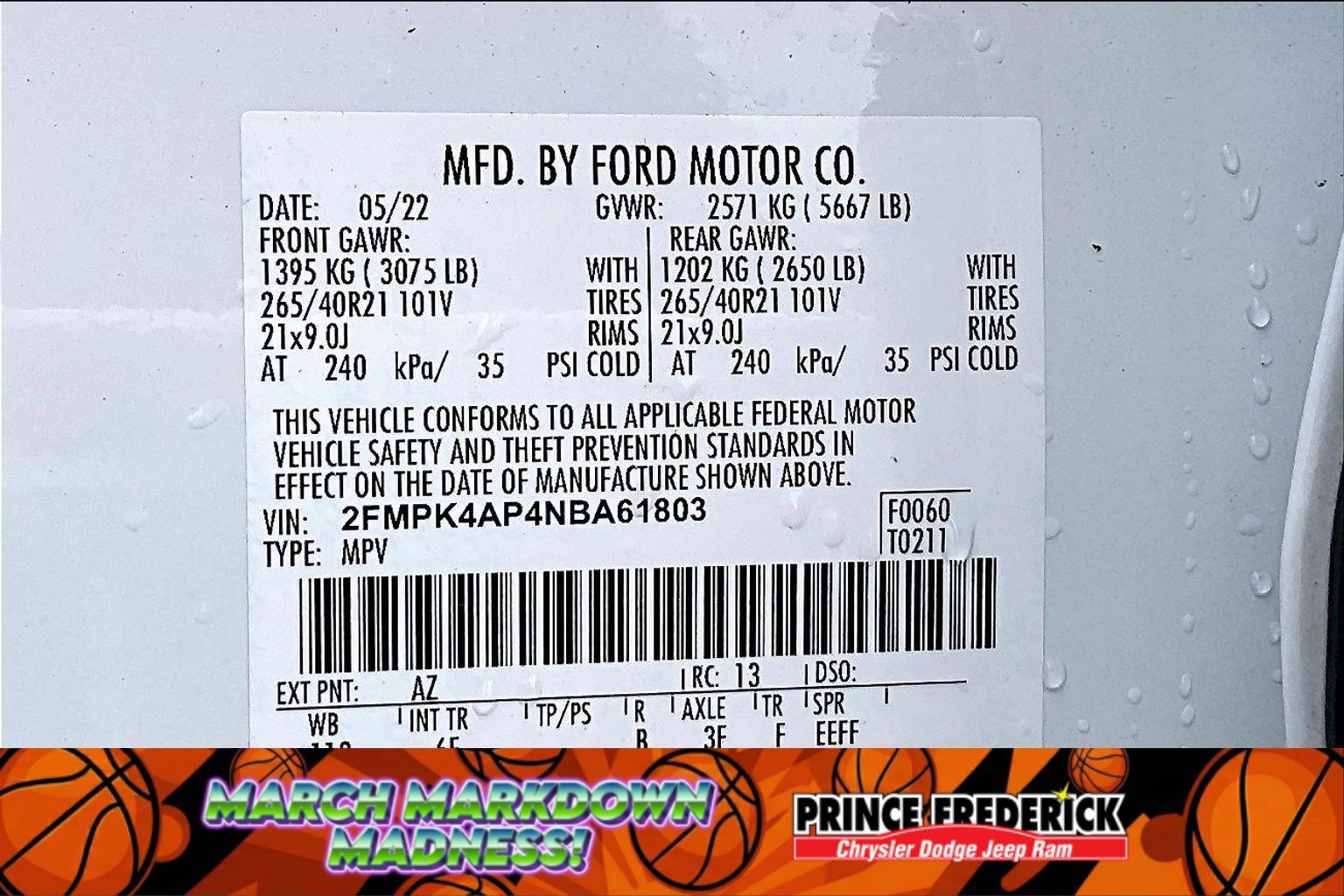 Used 2022 Ford Edge ST w/ Equipment Group 401A image 29