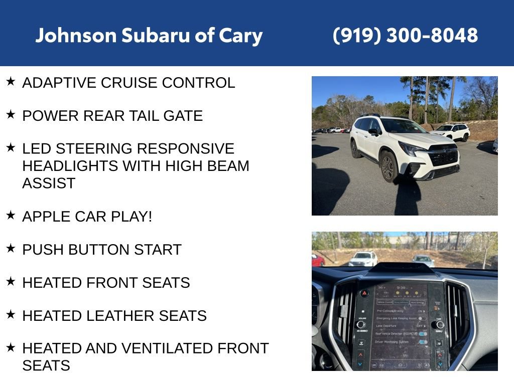 Certified 2025 Subaru Ascent Touring w/ Popular Package #2 image 12