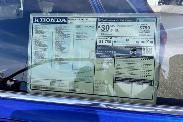 New 2025 Honda CR-V EX-L image 13