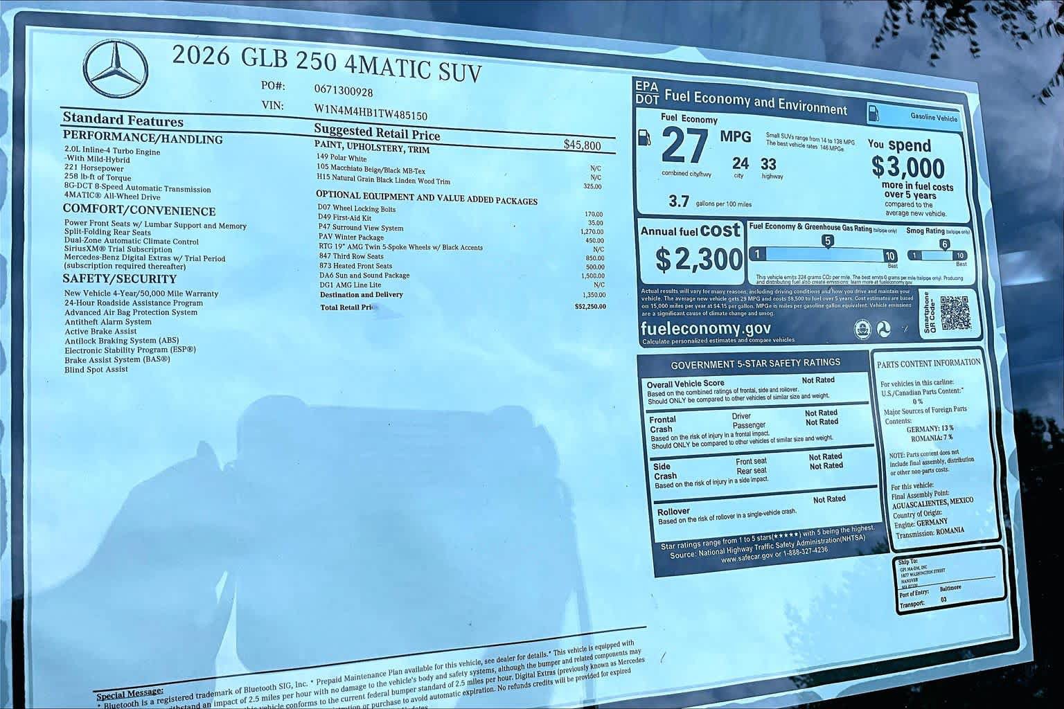 New 2026 Mercedes-Benz GLB 250 4MATIC image 16