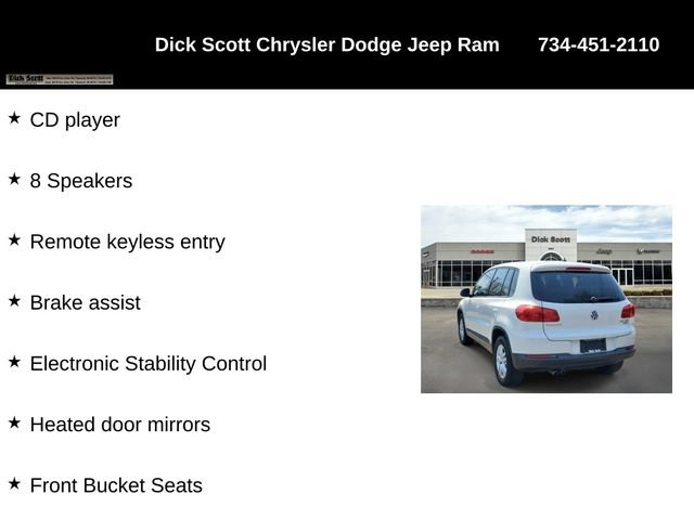 Used 2014 Volkswagen Tiguan S image 16