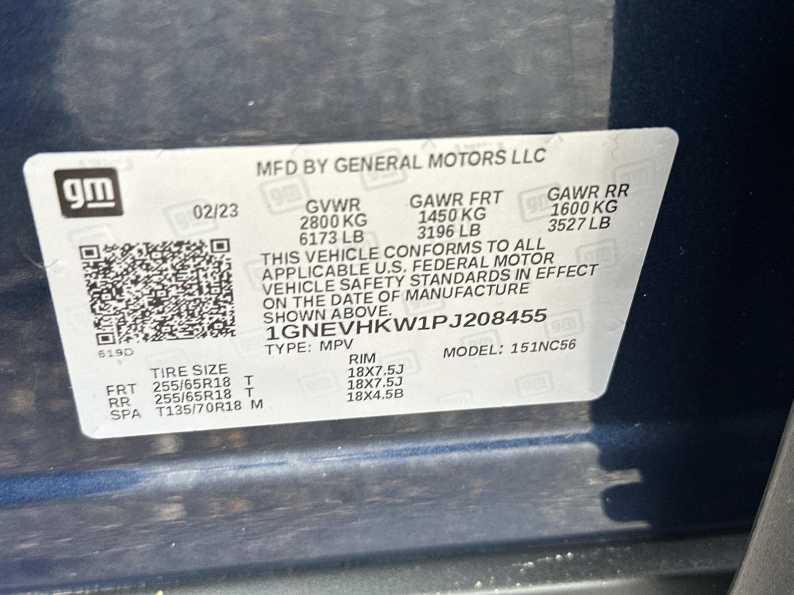 Certified 2023 Chevrolet Traverse LT image 18