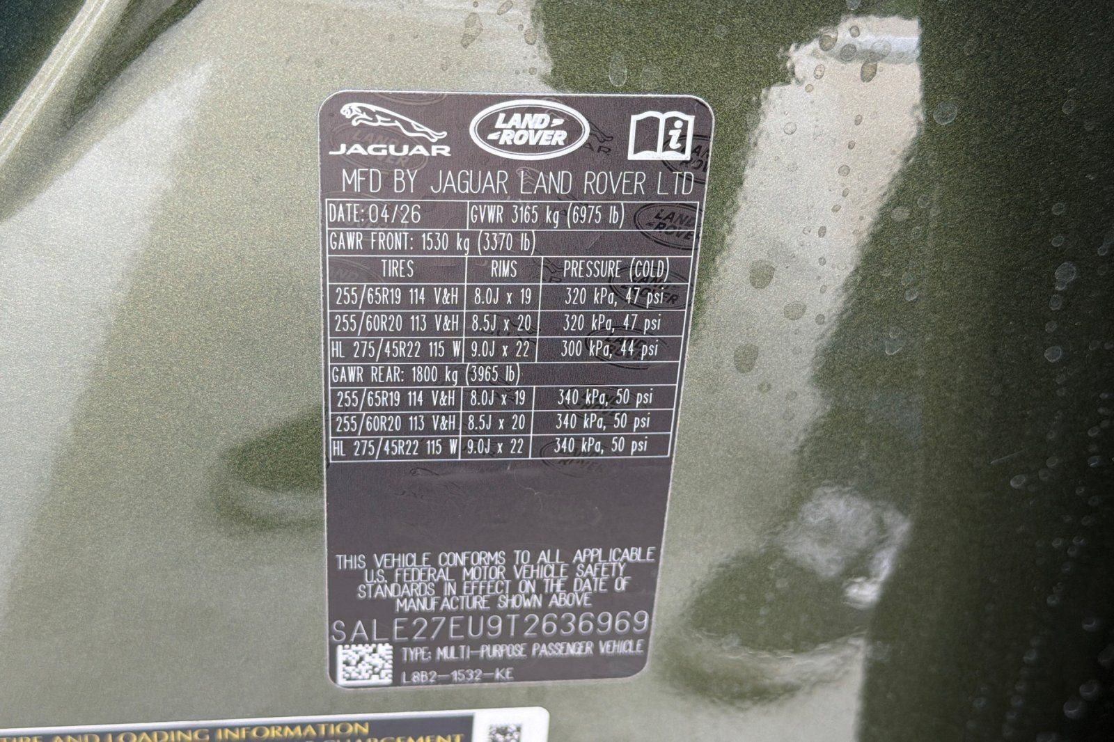 New 2026 Land Rover Defender 110 X-Dynamic SE AWD/4WD image 22