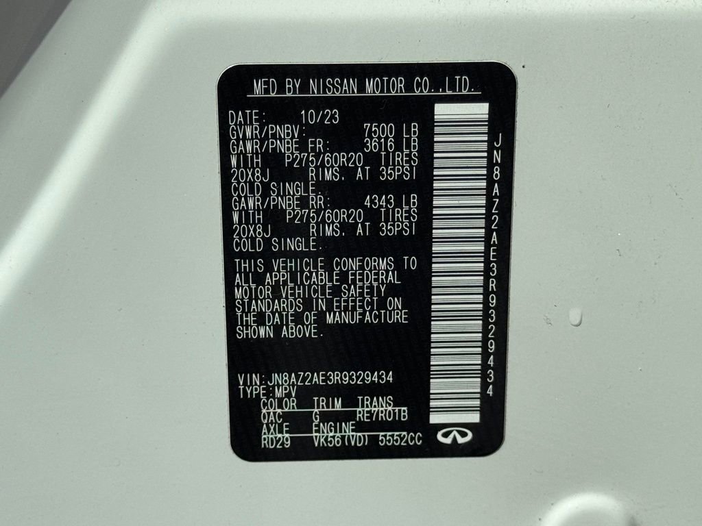 Used 2024 INFINITI QX80 Luxe image 34