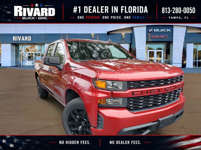 Used 2021 Chevrolet Silverado 1500 Custom w/ LPO, Blackout Package RWD image 1