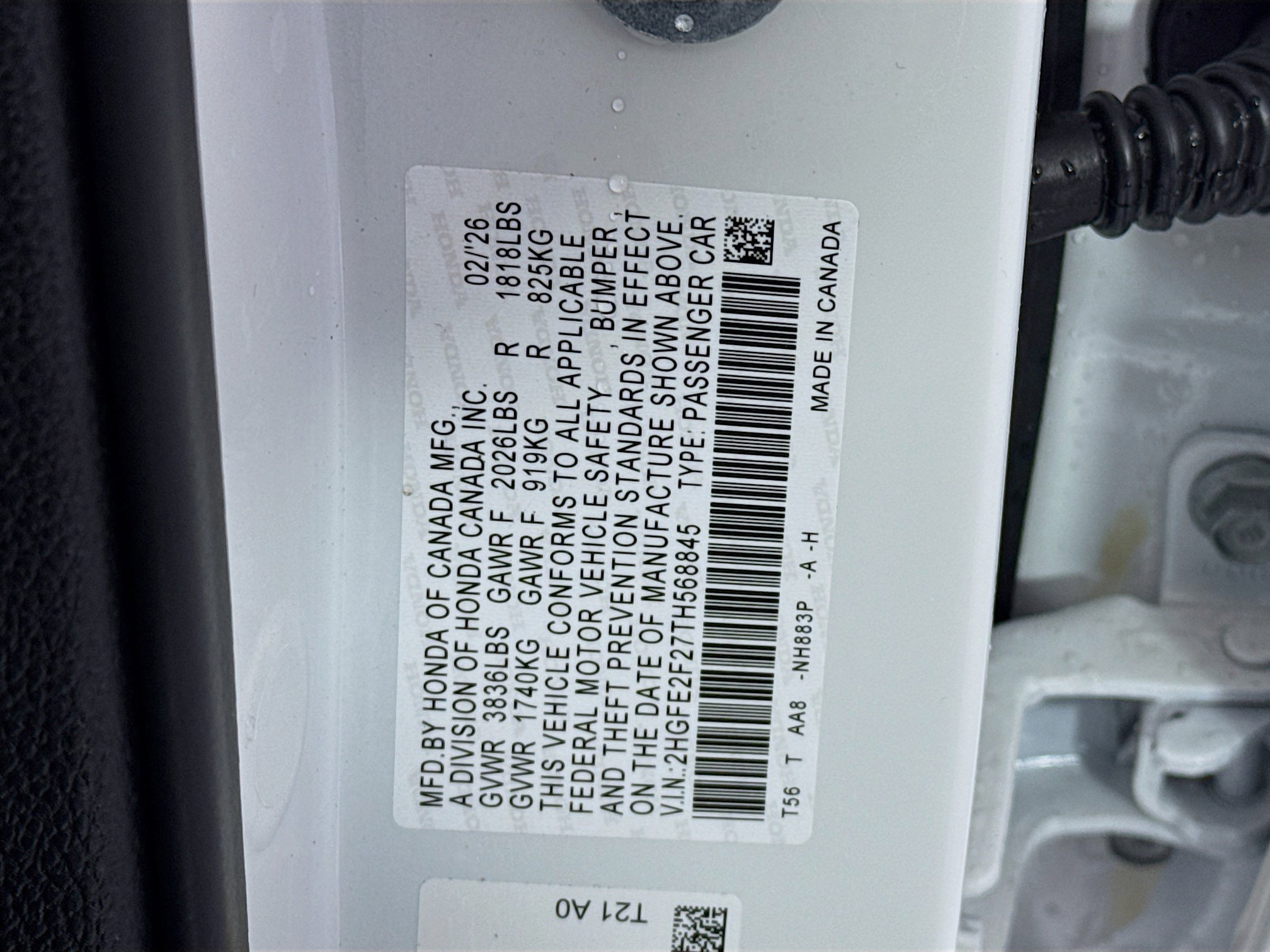 New 2026 Honda Civic LX image 29