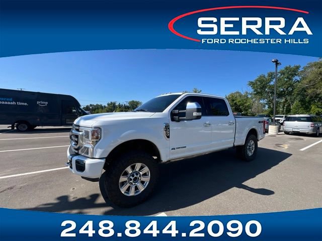 Used 2022 Ford F350 Platinum w/ Snow Plow Prep Package AWD/4WD image 1