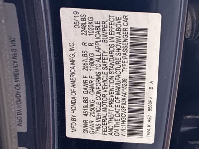 Used 2019 Honda Accord Touring image 39