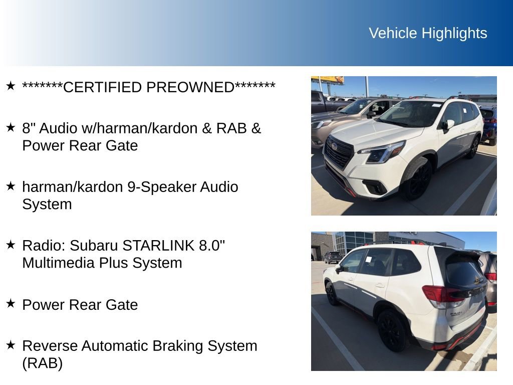 Certified 2024 Subaru Forester Sport image 5