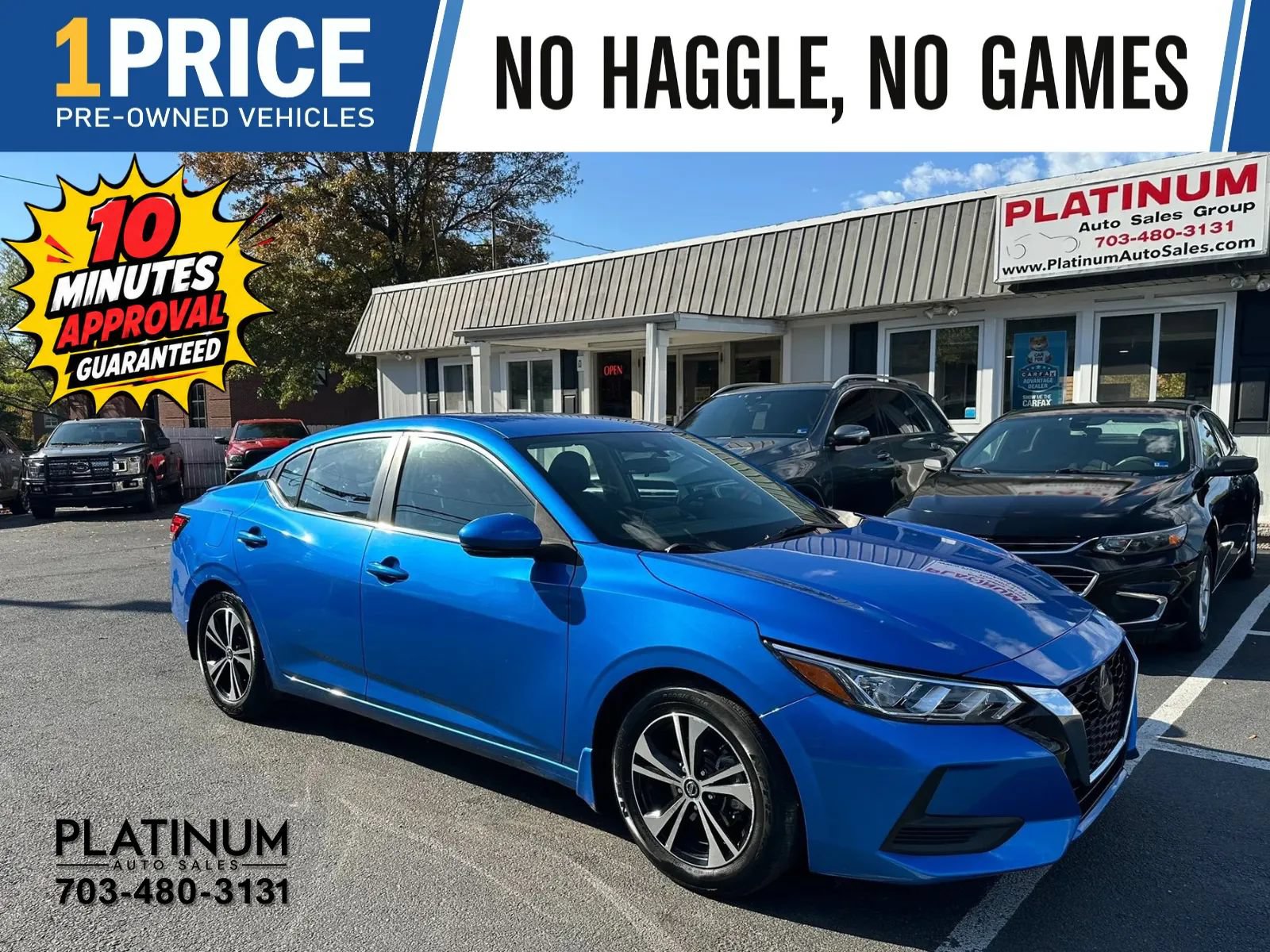 Used 2020 Nissan Sentra SV FWD image 1