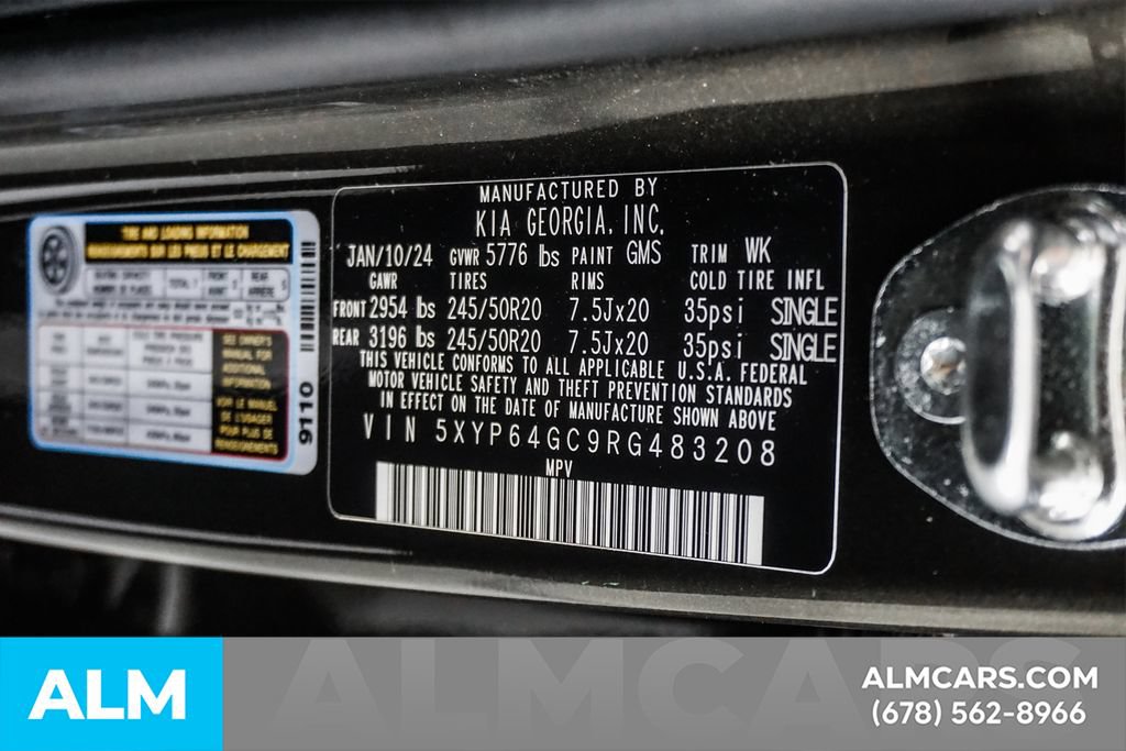Used 2024 Kia Telluride S w/ S Sunroof Package FWD image 58