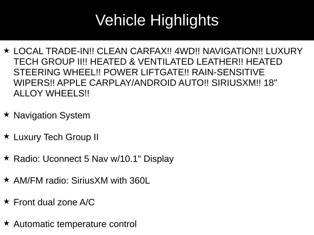 Used 2023 Jeep Grand Cherokee Limited w/ Luxury Tech Group II image 34