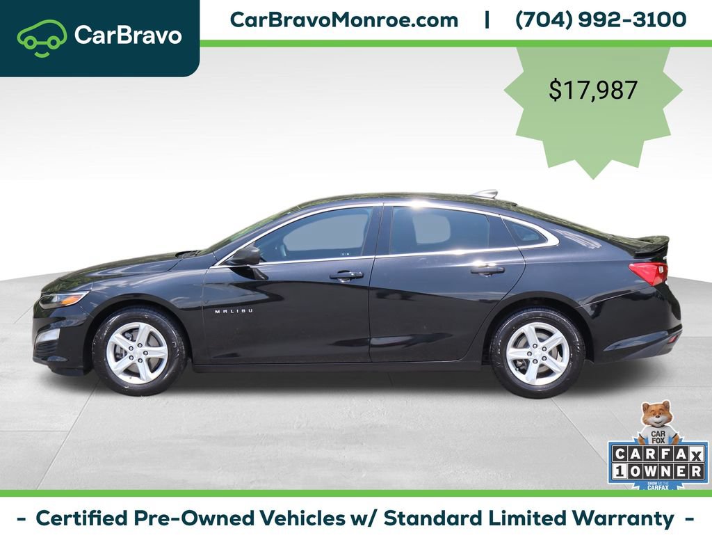 Certified 2021 Chevrolet Malibu LS FWD image 2