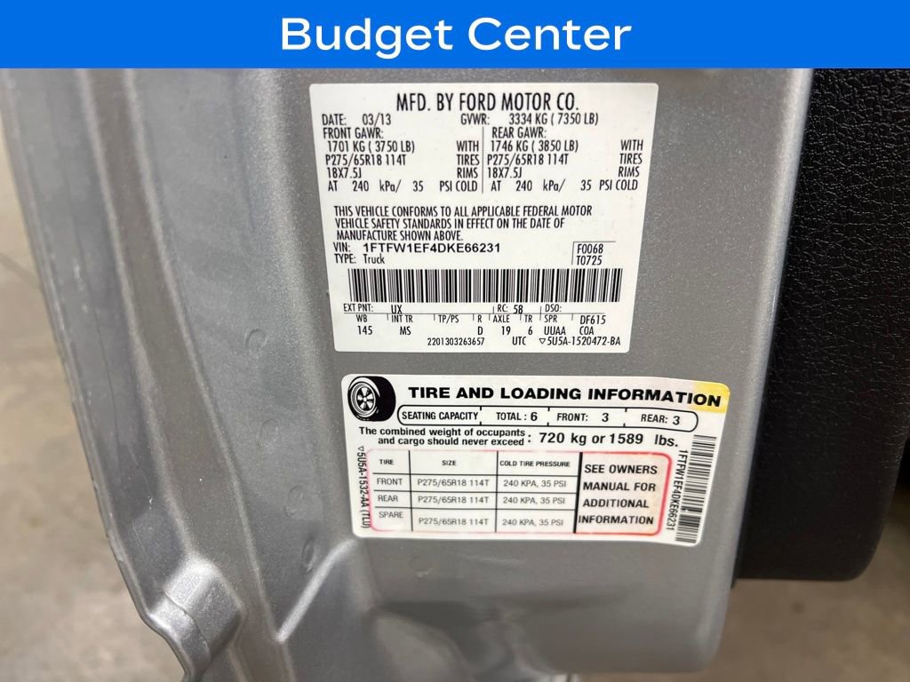 Used 2013 Ford F150 XLT w/ XLT Chrome Pkg image 25