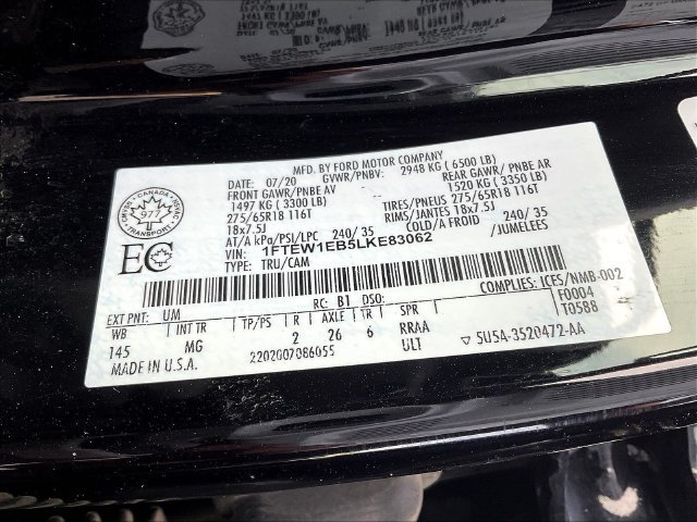 Used 2020 Ford F150 XLT w/ XTR Package AWD/4WD image 20