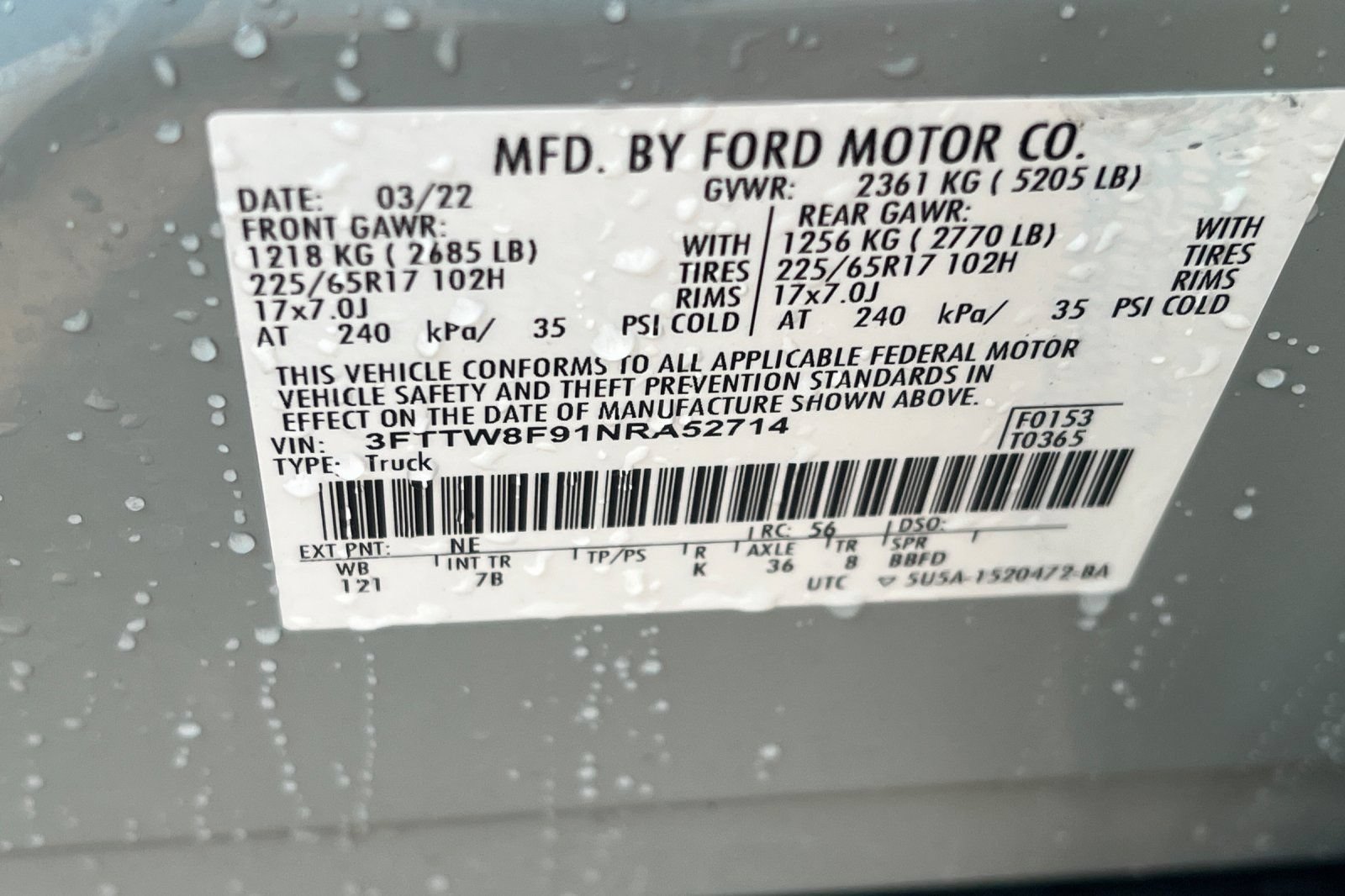 Used 2022 Ford Maverick XLT w/ Equipment Group 300A Standard AWD/4WD image 22