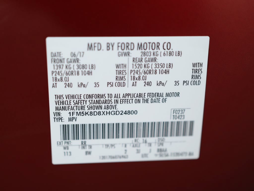 Used 2017 Ford Explorer XLT AWD/4WD image 36