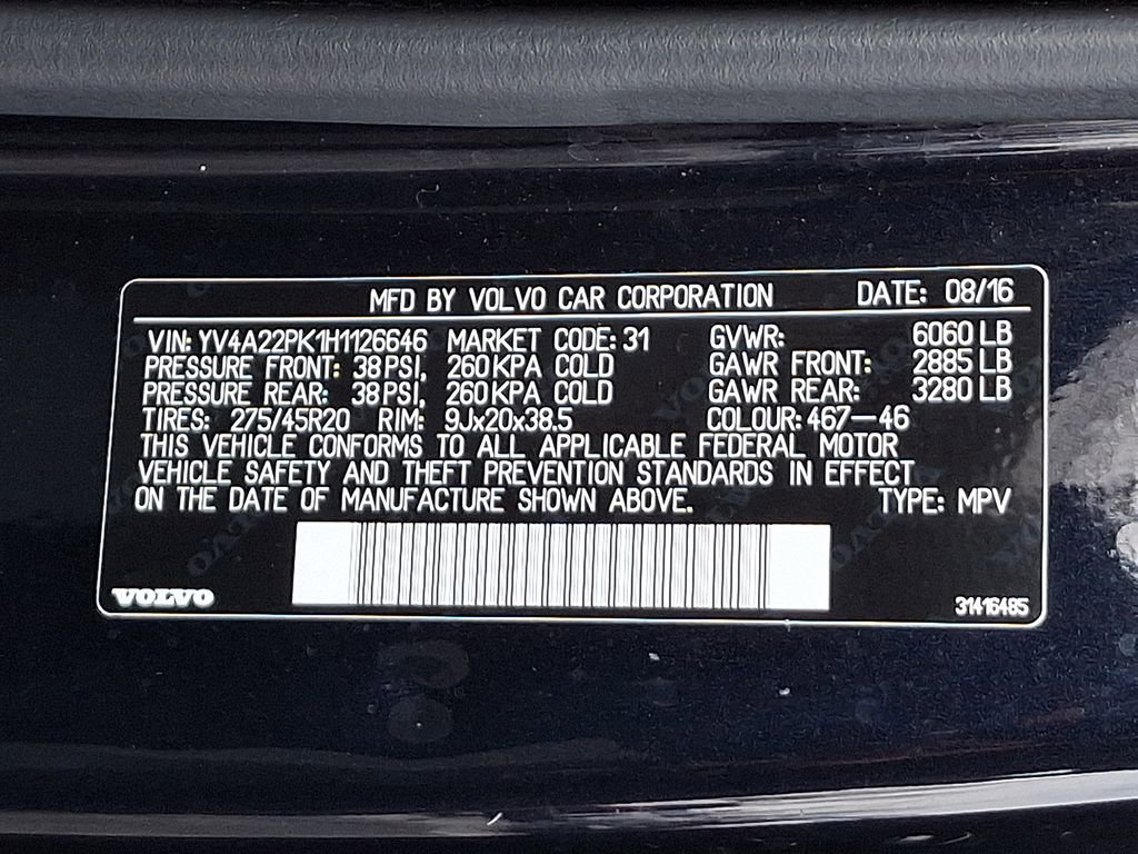 Used 2017 Volvo XC90 T6 Momentum w/ Vision Package image 27