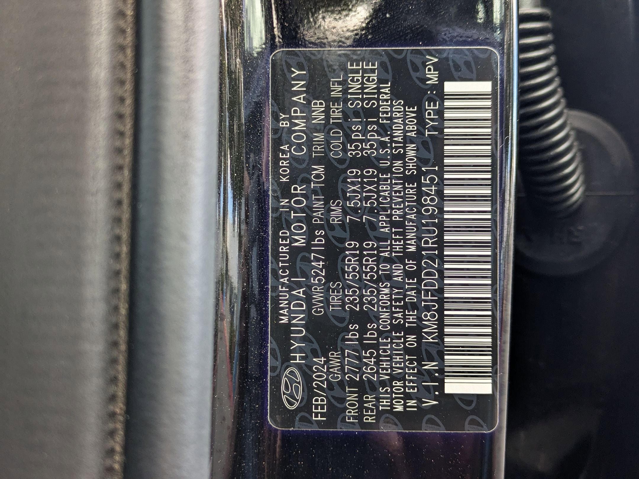 Certified 2024 Hyundai Tucson Limited image 33