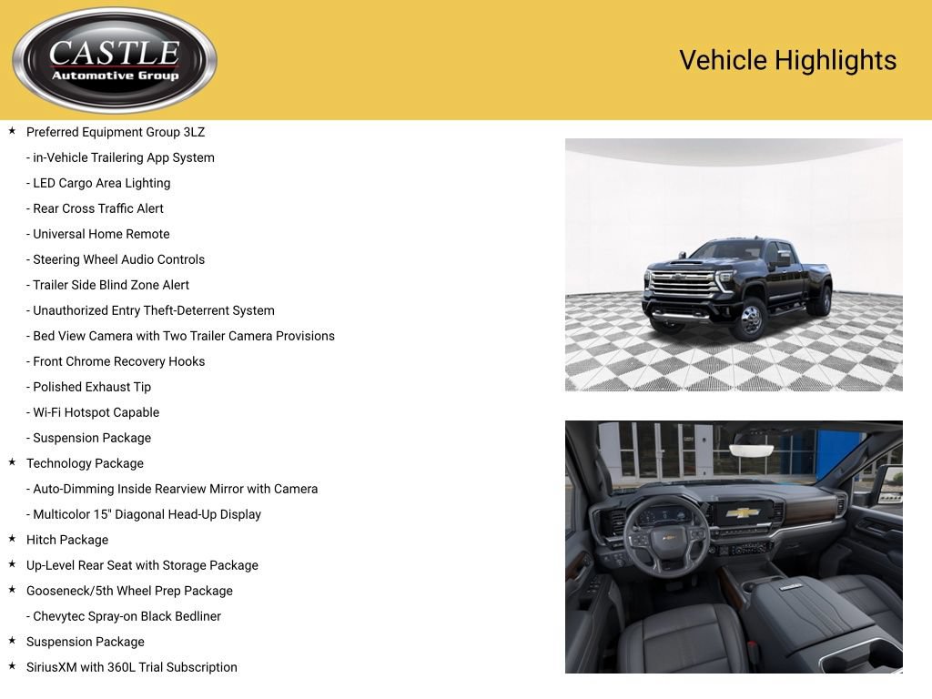 New 2026 Chevrolet Silverado 3500 High Country w/ Technology Package AWD/4WD image 12