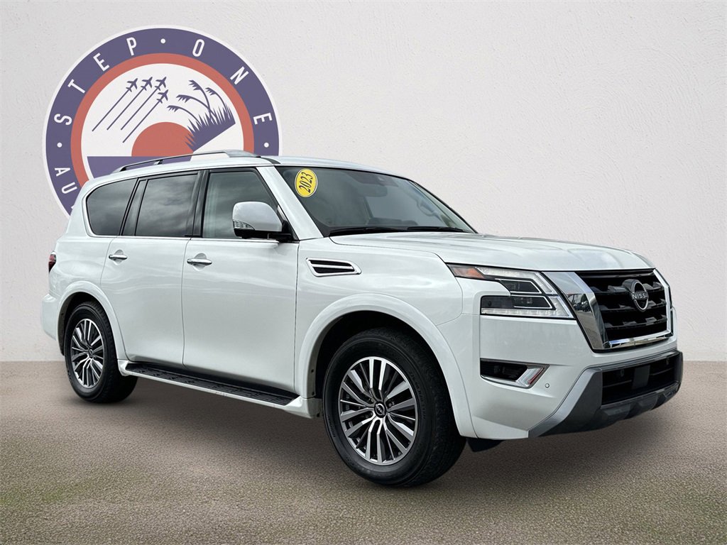 Used 2023 Nissan Armada SL w/ Captain's Chairs Package video 2