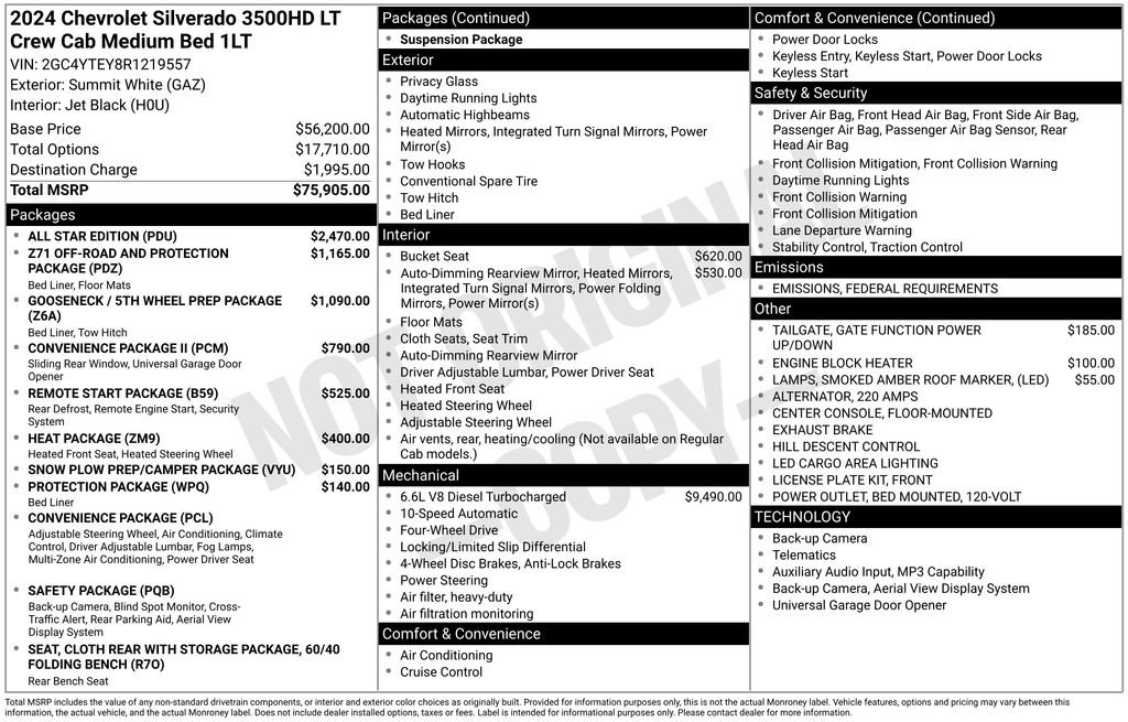 Used 2024 Chevrolet Silverado 3500 LT w/ All Star Edition image 21