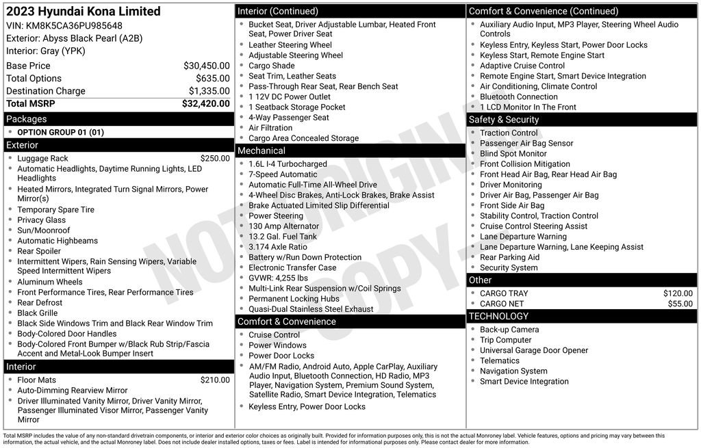 Certified 2023 Hyundai Kona Limited image 25