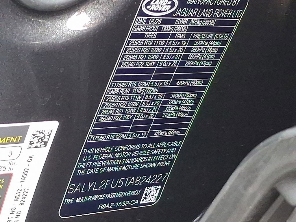 New 2026 Land Rover Range Rover Velar Dynamic SE image 21