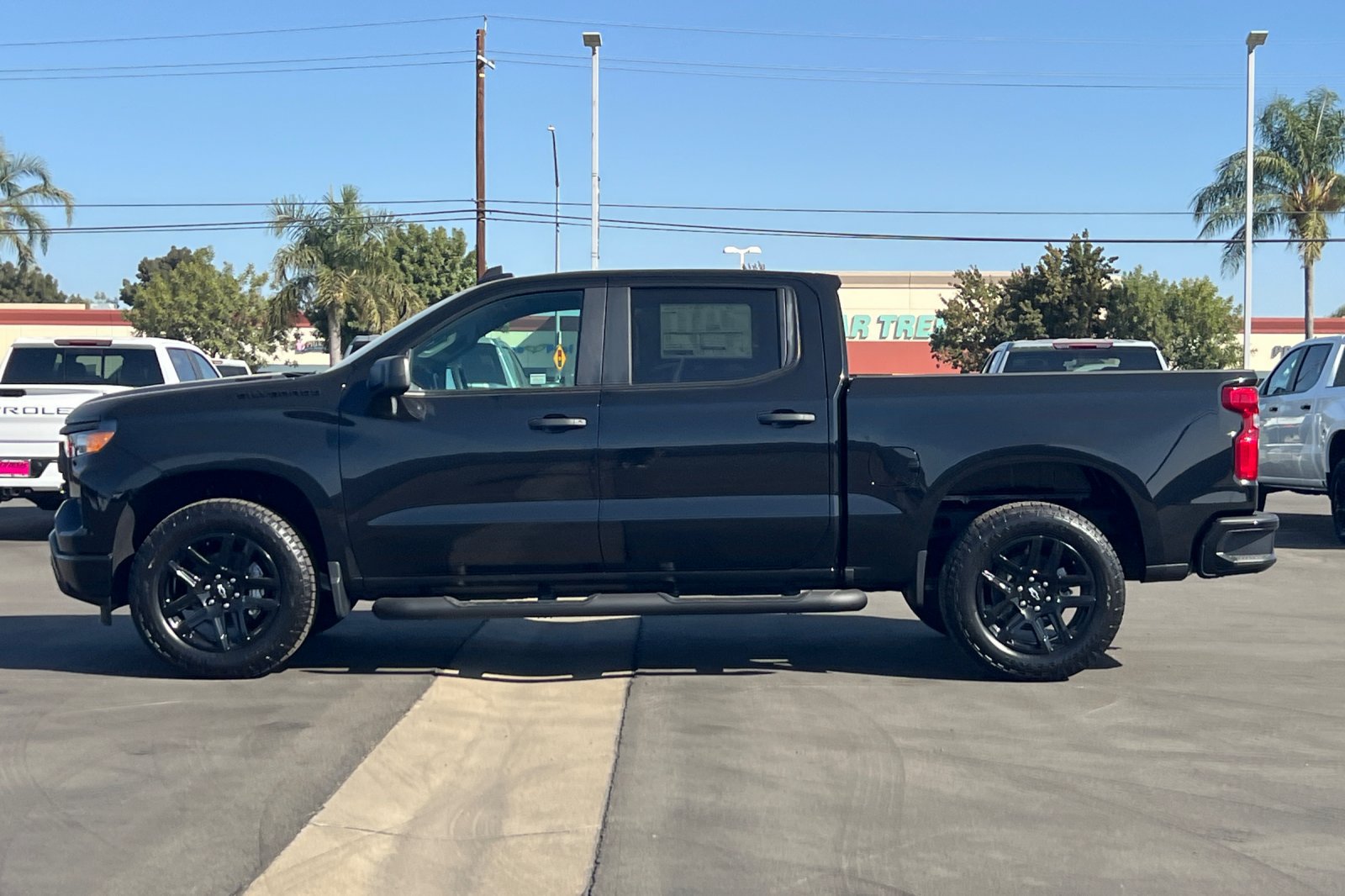 New 2026 Chevrolet Silverado 1500 Custom w/ Turbomax Blackout Package RWD image 8