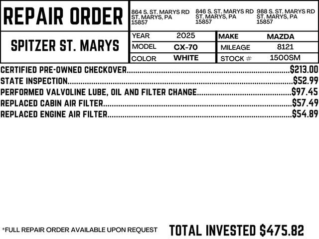 Used 2025 MAZDA CX-70 3.3 Turbo S w/ Premium Package image 4