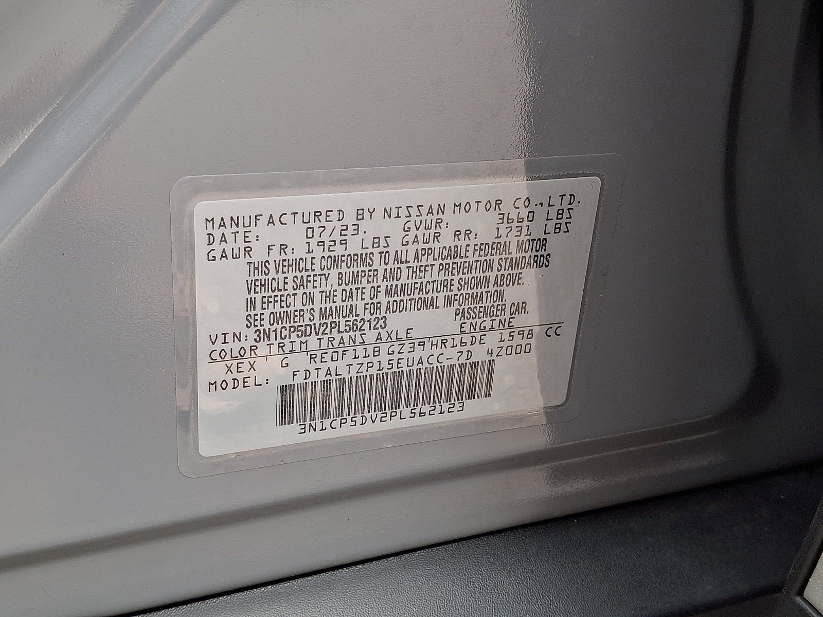 Certified 2023 Nissan Kicks SR w/ SR Premium Package FWD image 26