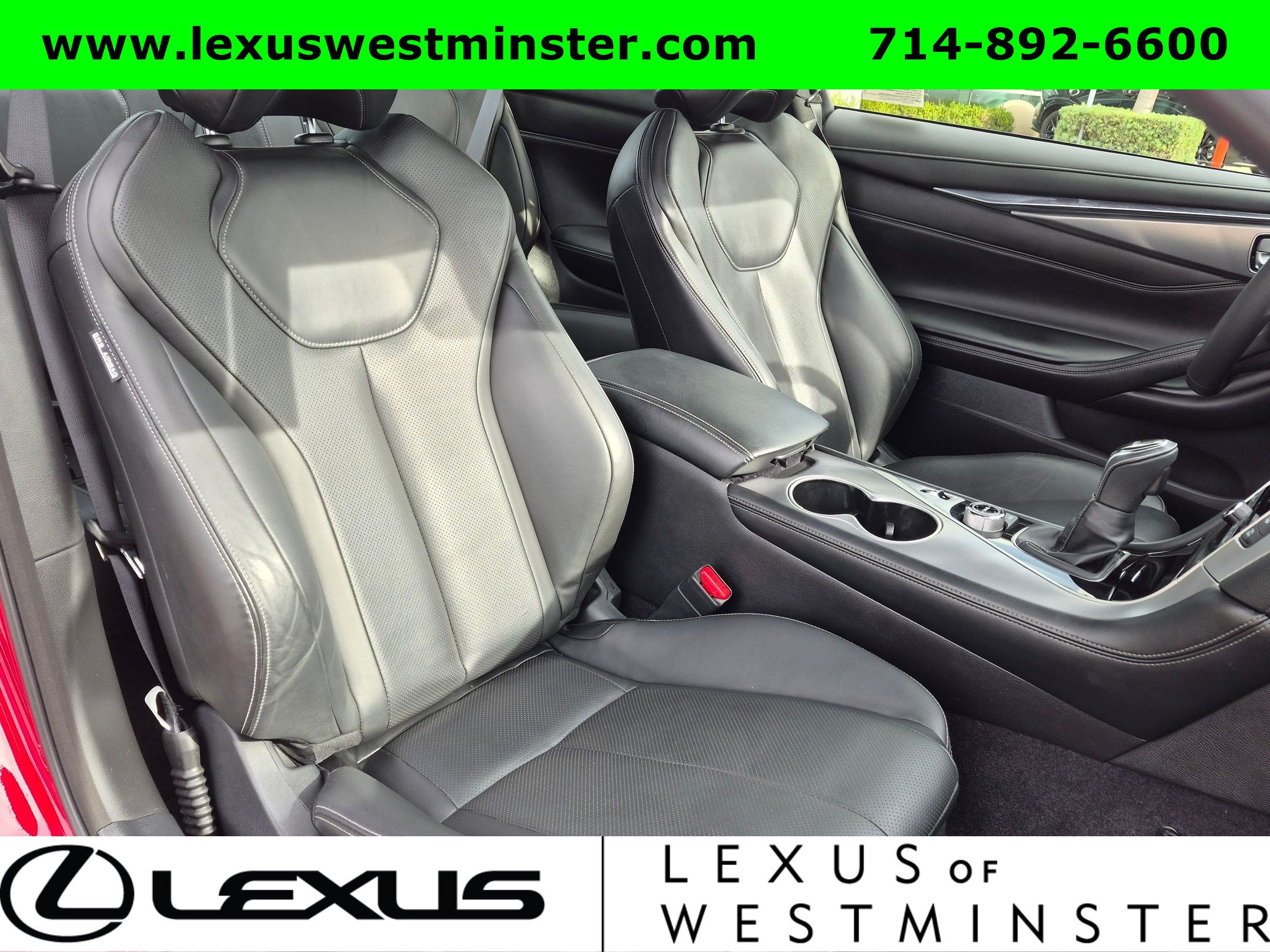 Used 2021 INFINITI Q60 3.0t Luxe w/ Cargo Package RWD image 7