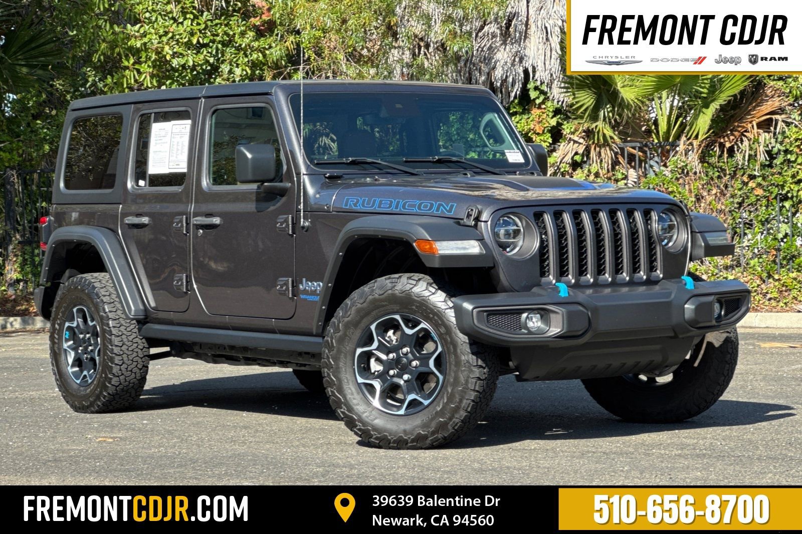 Used 2022 Jeep Wrangler Unlimited Rubicon 4xe w/ Safety Group image 1