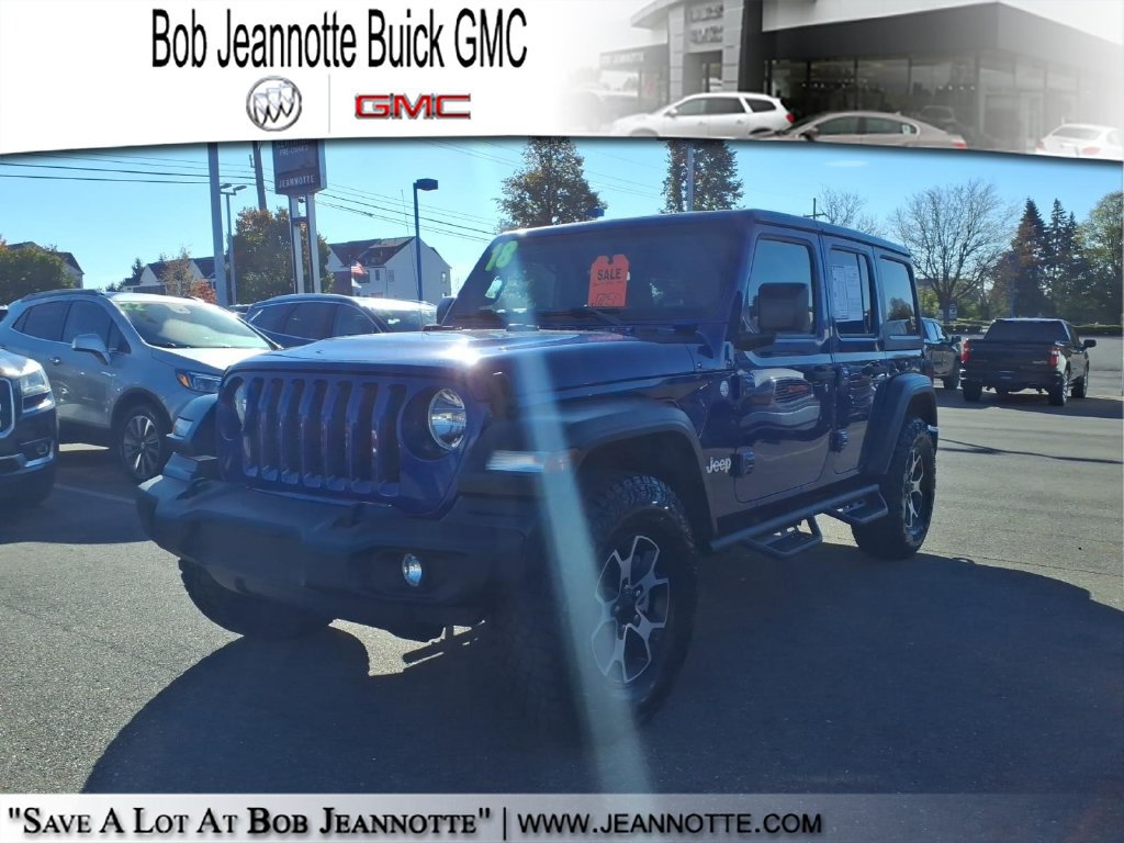 Used 2018 Jeep Wrangler Unlimited Sport S AWD/4WD image 1