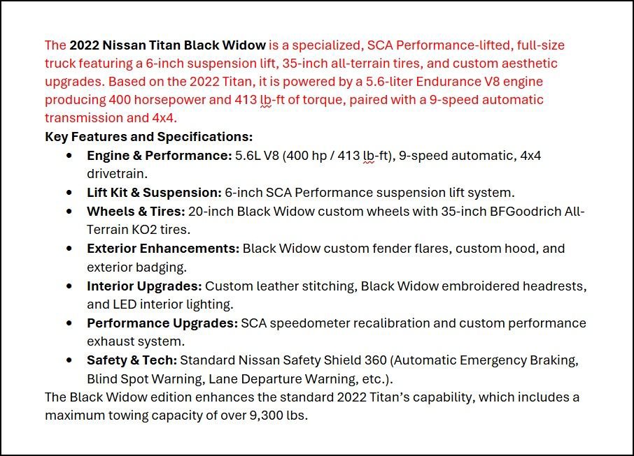 Used 2022 Nissan Titan SV w/ SV Convenience Package image 14