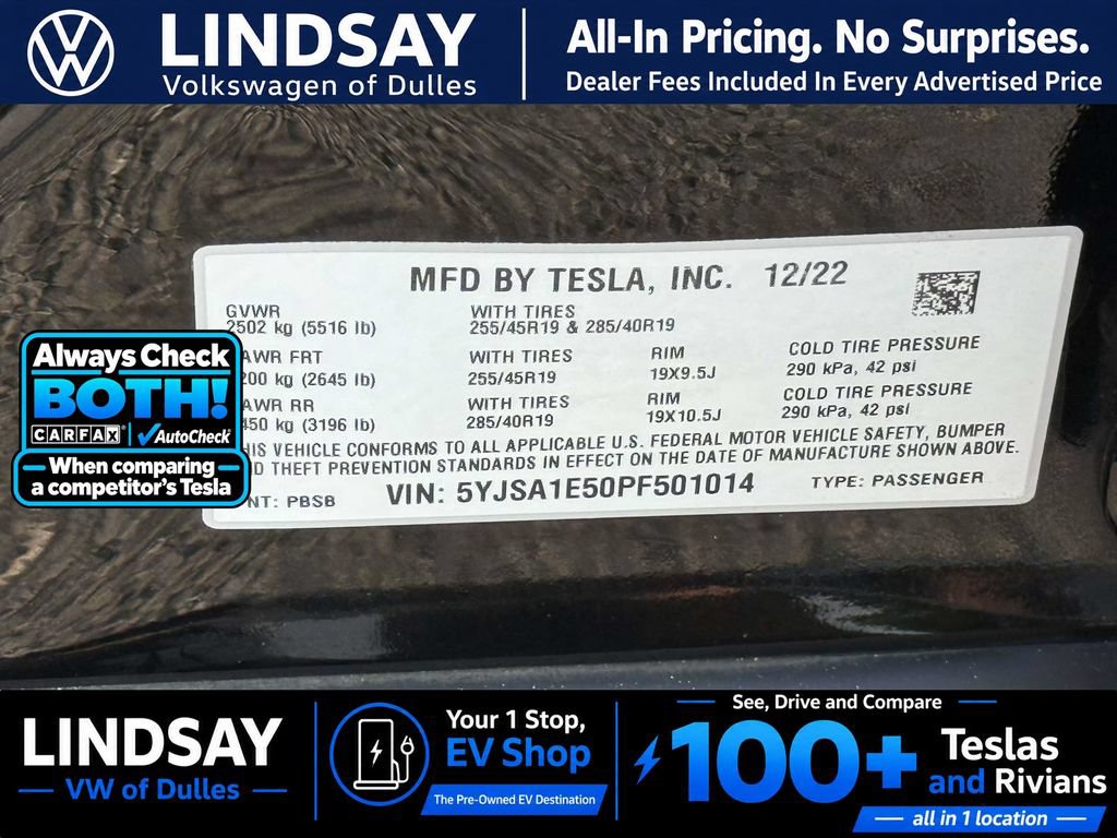 Used 2023 Tesla Model S AWD/4WD image 29