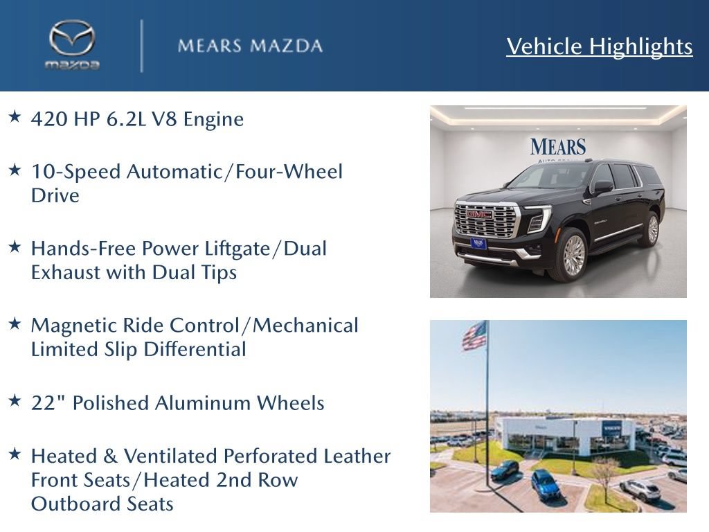 Used 2025 GMC Yukon XL Denali AWD/4WD image 2