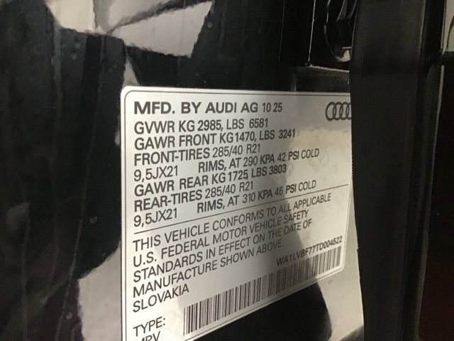 Certified 2026 Audi Q7 3.0T Premium Plus w/ Premium Plus Package AWD/4WD image 32