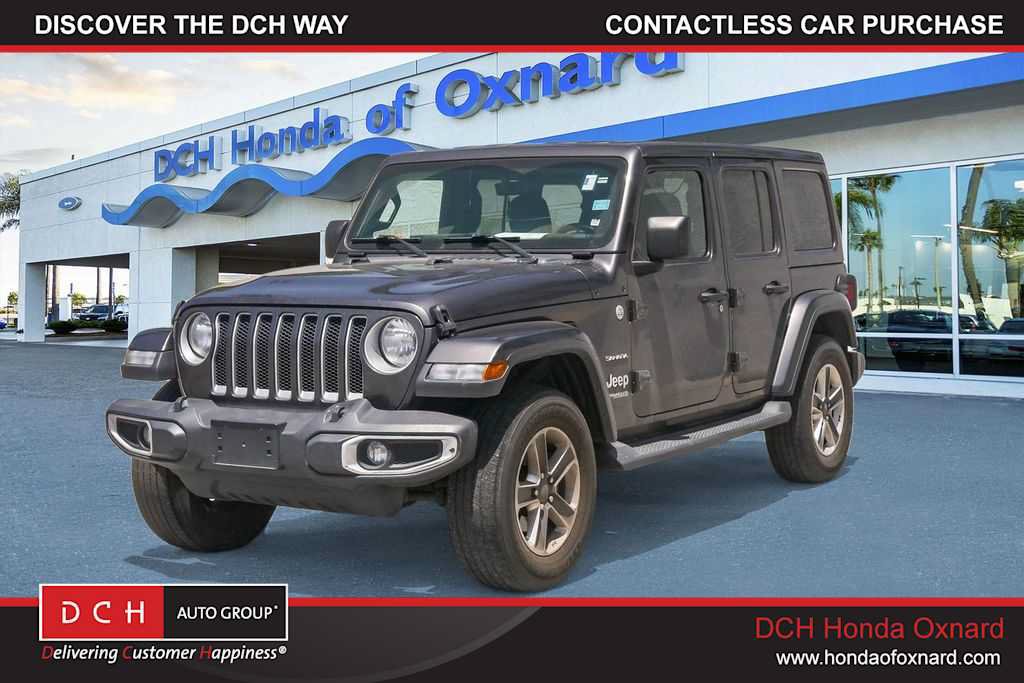 Used 2020 Jeep Wrangler Unlimited Sahara w/ Uconnect 4C Nav & Sound Group AWD/4WD image 1